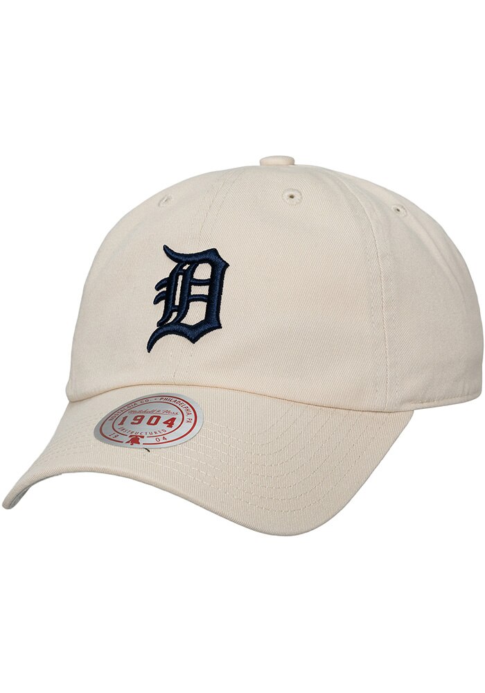 Mitchell and Ness Detroit Tigers White 1904 Unstructured Strapback