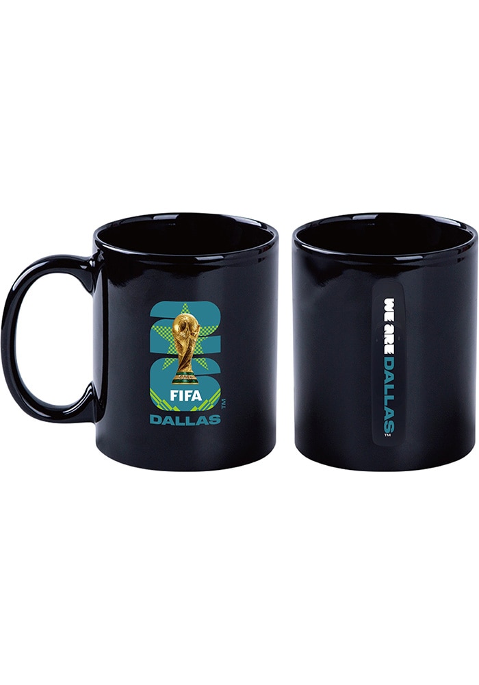 FIFA Dallas BLACK World Cup 16oz Ceramic Mug - 3666753