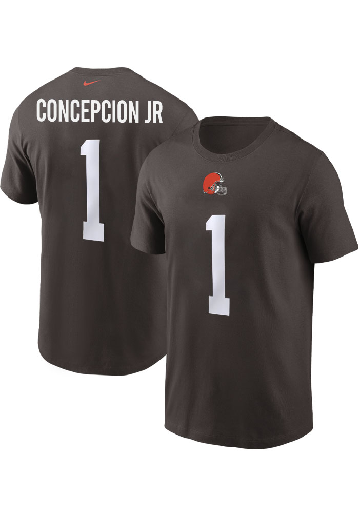 KC Concepcion Cleveland Browns BROWN Home Short Sleeve Player T
