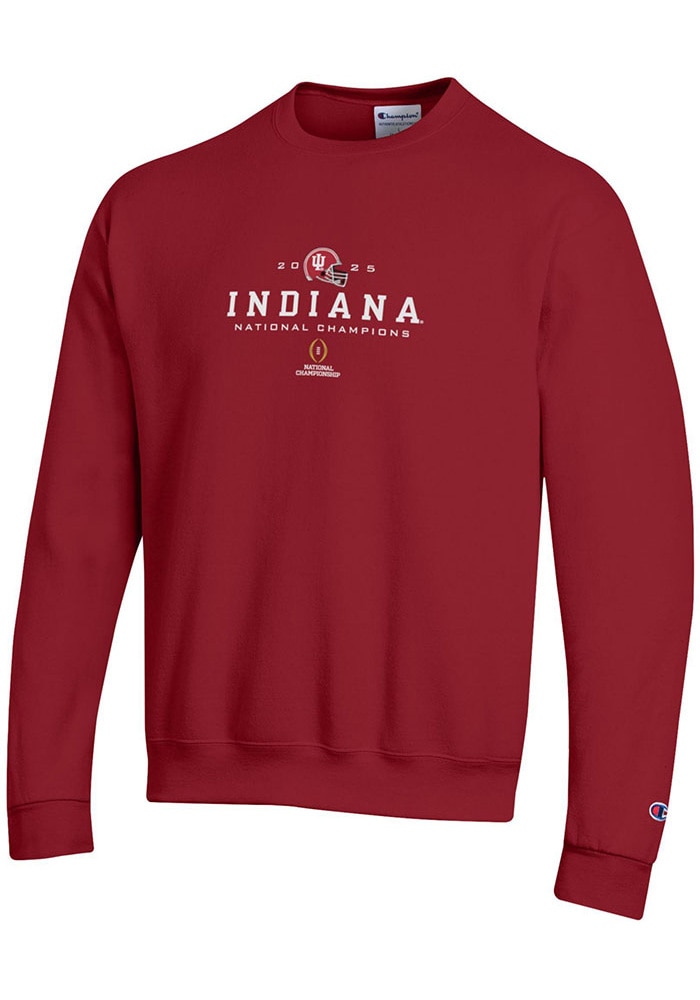 Champion Indiana Hoosiers Mens CRIMSON 2025 Football National Champion Indiana Hoosiers Mens CRIMSON 2025 Football National