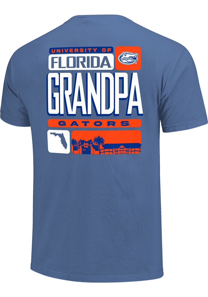 Florida Gators ROYAL Grandpa Tiles Short Sleeve T Shirt - 3878938