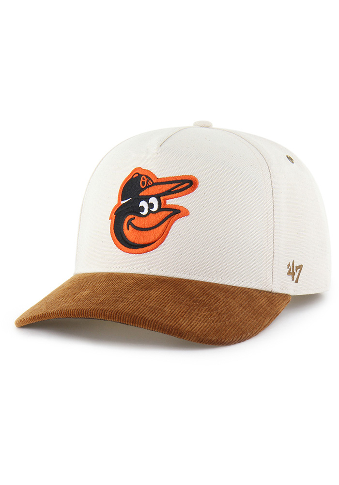47 Baltimore Orioles White Garment Undyed Hitch RF Adjustable Hat
