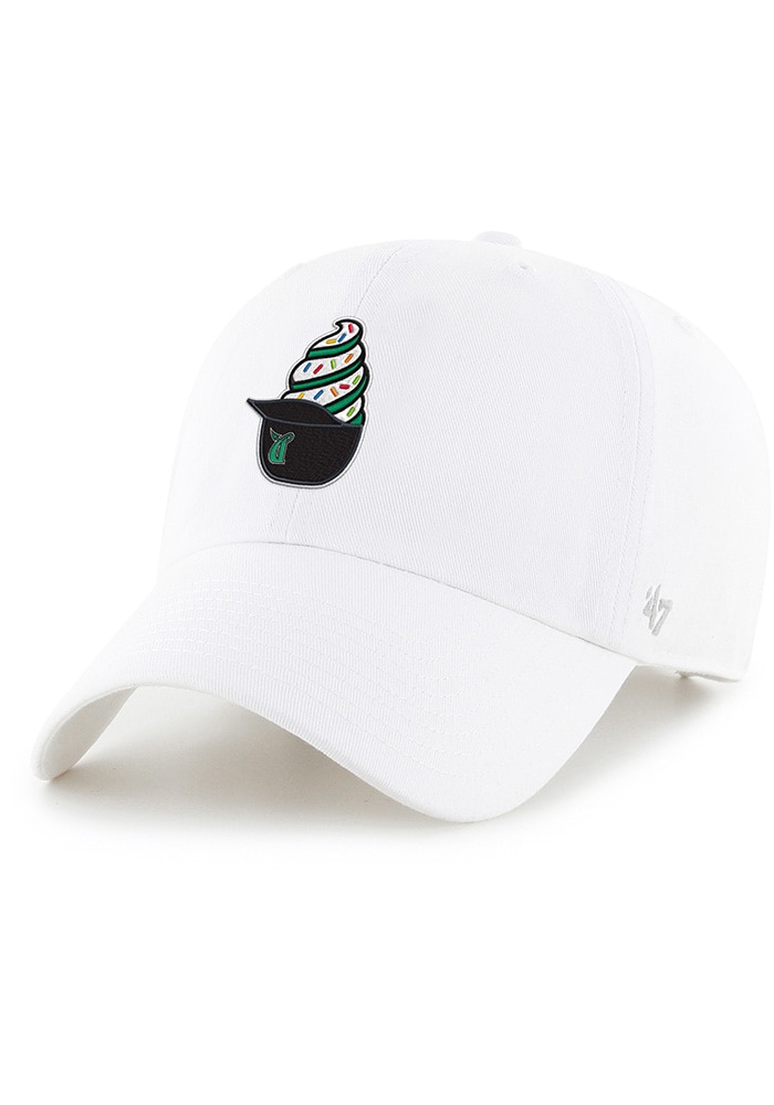 47 Dayton Dragons White Ice Cream Helmet Clean Up Adjustable Hat