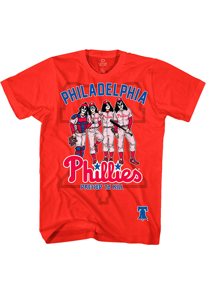 dressed to kill t shirt Philadelphia Phillies Dressed to Kill Red T-Shirt