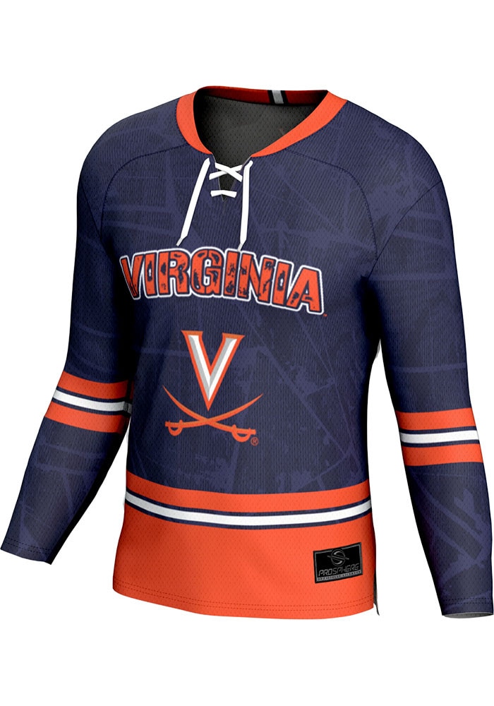 ProSphere Virginia Cavaliers Mens NAVY Vigor Hockey Jersey - 40381224