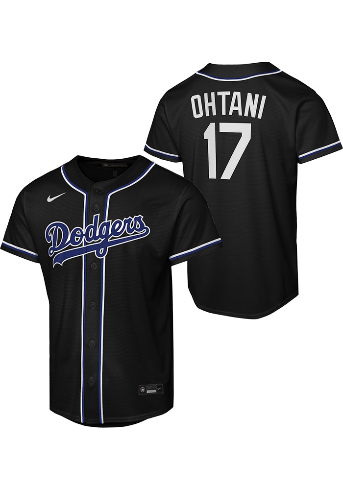 Los Angeles Dodgers Shohei Ohtani Youth BLACK Carbon Baseball