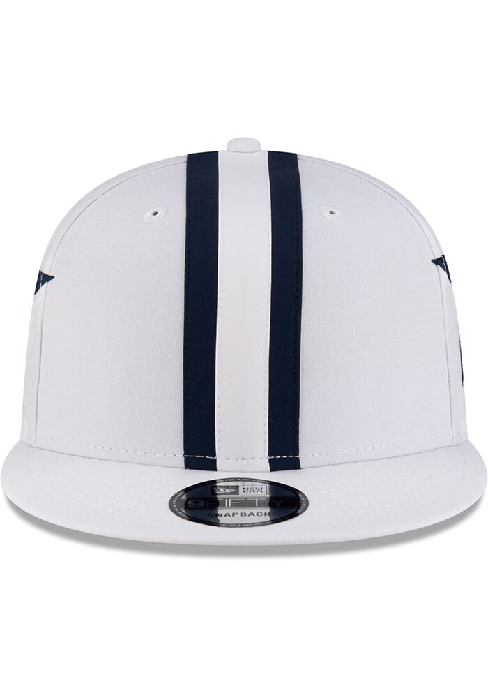 Dallas Cowboys New Era White Retro Helmet 9FIFTY Snapback Hat