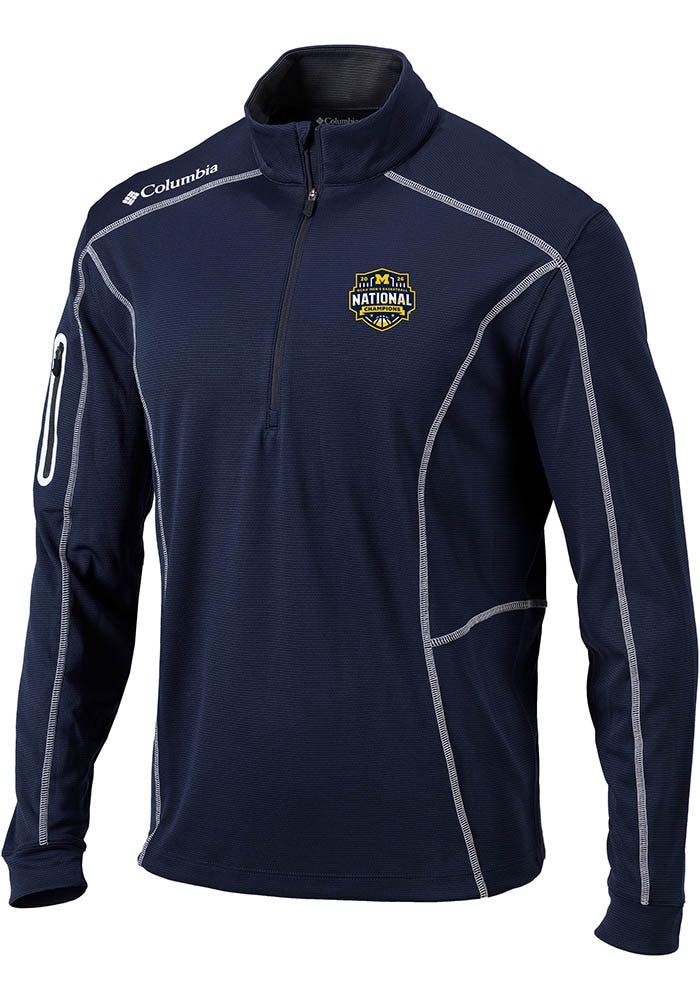 インド　ロイヤル・チャレンジャーズ・バンガロール　クリケット　ユニホームメンズM Columbia Michigan Wolverines Mens NAVY 2026 MBB Champions Heat