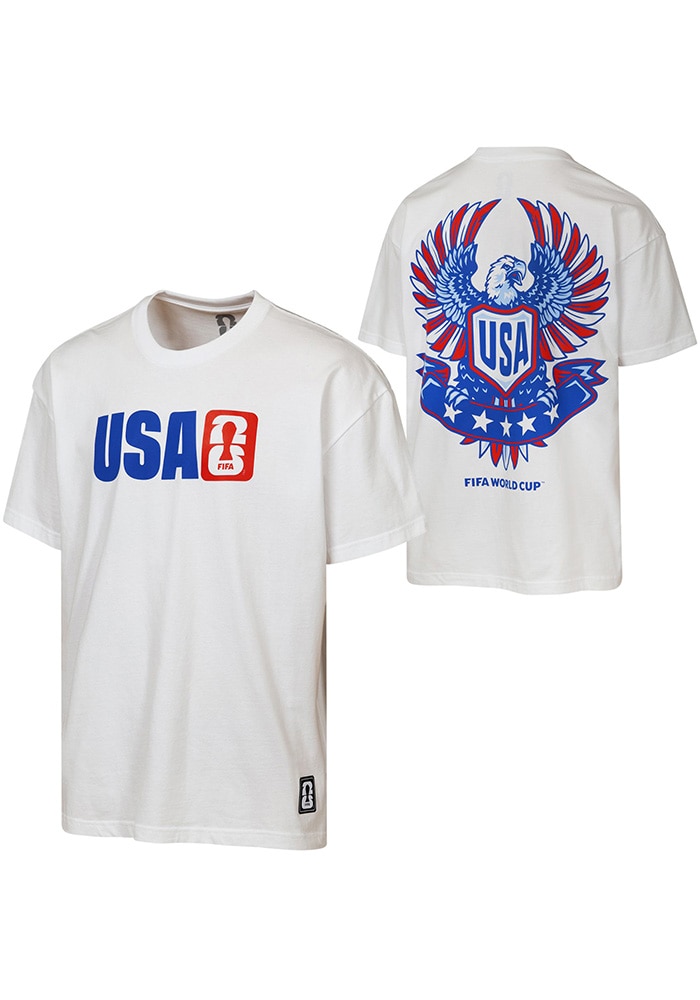FIFA USA White World Cup 26 Livery Short Sleeve T Shirt - 42876550