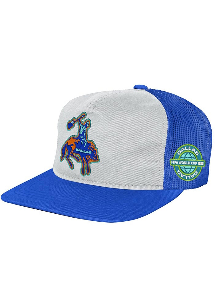 FIFA Dallas CREAM 2026 FIFA World Cup 5 Panel Trucker Hat - 432740597