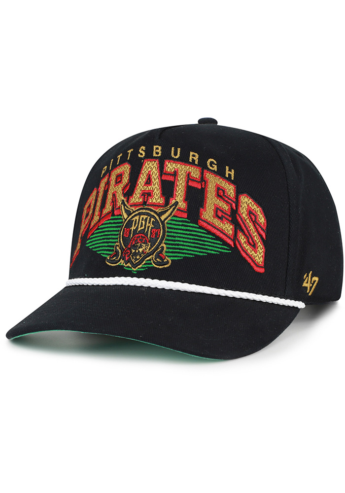47 Pittsburgh Pirates BLACK City Connect Pomona Adjustable Hat
