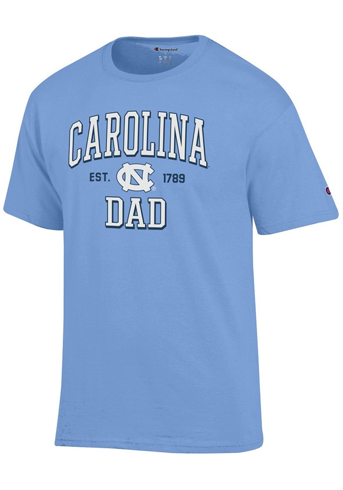 Champion North Carolina Tar Heels CAROLINABLUE Est Date Dad Jersey