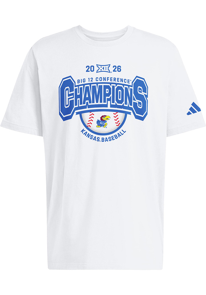 Adidas Kansas Jayhawks White 2026 Big 12 Baseball Tournament