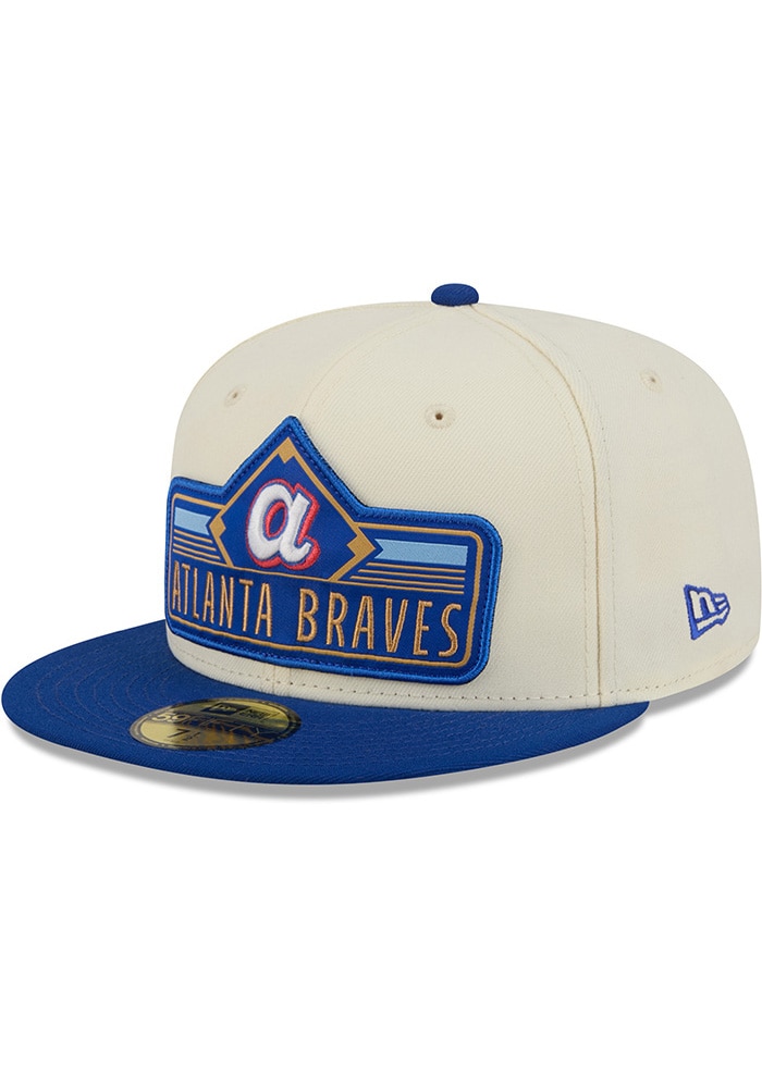 Atlanta Braves Mens City Connect 5950 Patch WHITE New Era Fitted
