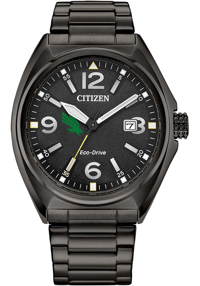 North Texas Mean Green BLACK Eco-Drive Watch - 4692083