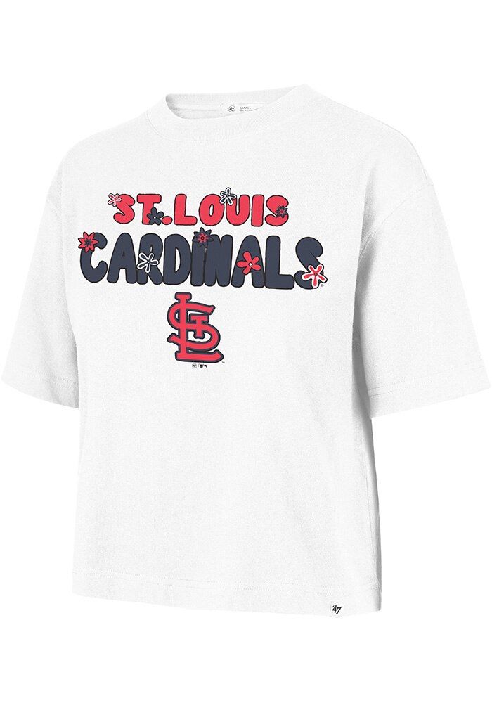 47 St Louis Cardinals Womens White Dazey T-Shirt - 48019849