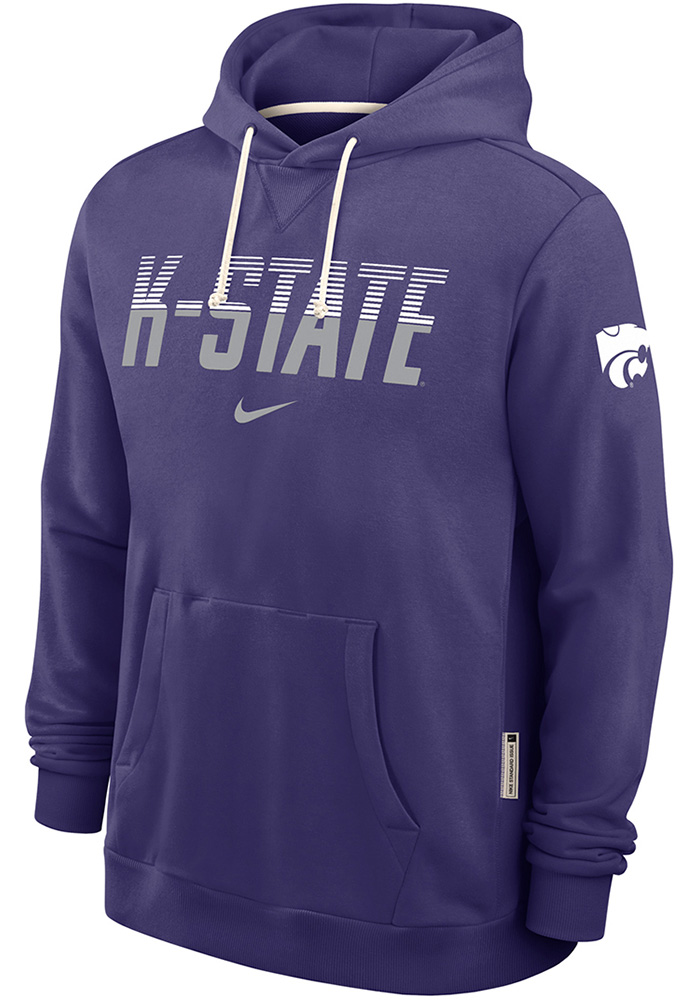 Nike Mens PURPLE K-State Wildcats DriFit Pullover Hoodie - 483340539