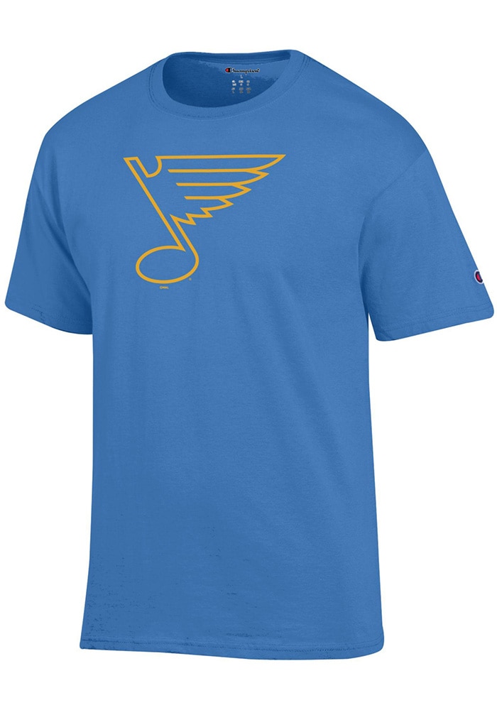 Champion St Louis Blues BLUE 2025 Primary Logo Short Sleeve T