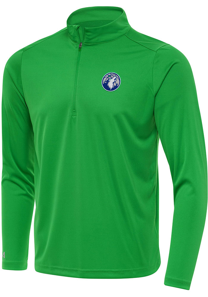 Antigua Minnesota Timberwolves Mens GREEN Tribute Pullover - 48541802