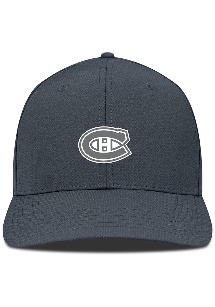 Montreal Canadiens Mens Rise Structured 3D Patch CHARCOAL