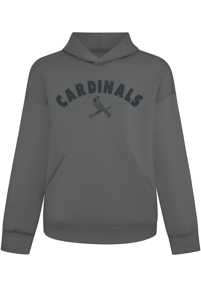 Levelwear St Louis Cardinals Mens LIGHTGREY Luxe Signature Hoodie