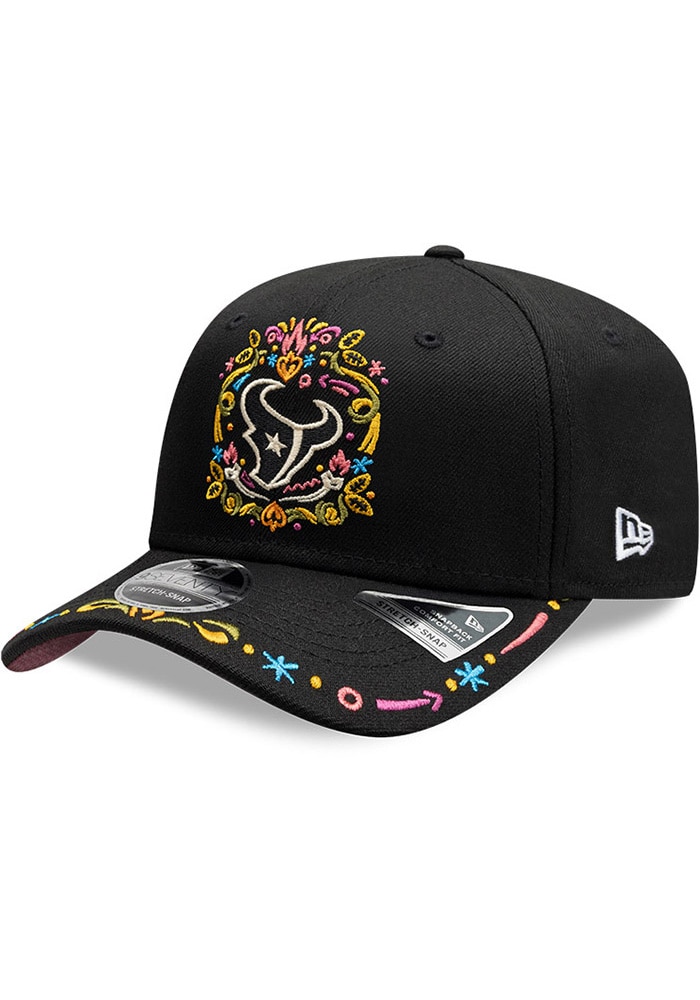 New Era Houston Texans BLACK Hasta La Muerte 9Seventy Adjustable
