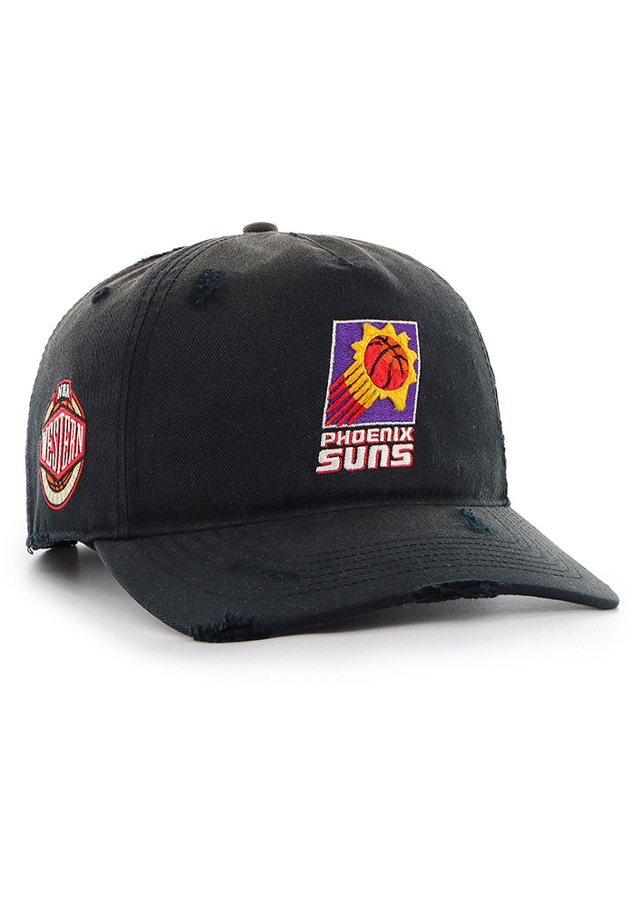 47 Phoenix Suns BLACK Hardwood Classics Worn Hitch Adjustable Hat