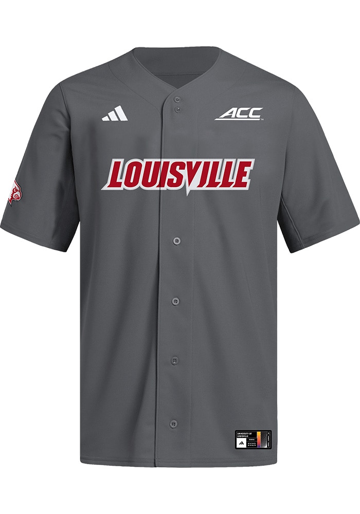 Adidas Louisville Cardinals Mens DARKGREY Replica - 52161631