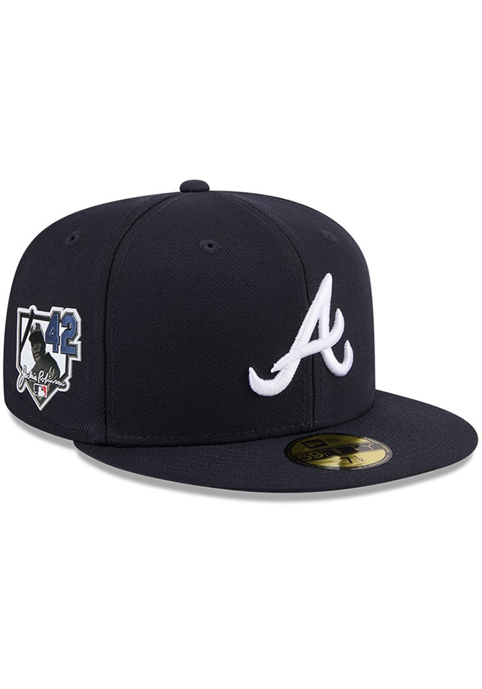 Atlanta Braves Mens 2026 Jackie Robinson Day 59FIFTY NAVY New Era