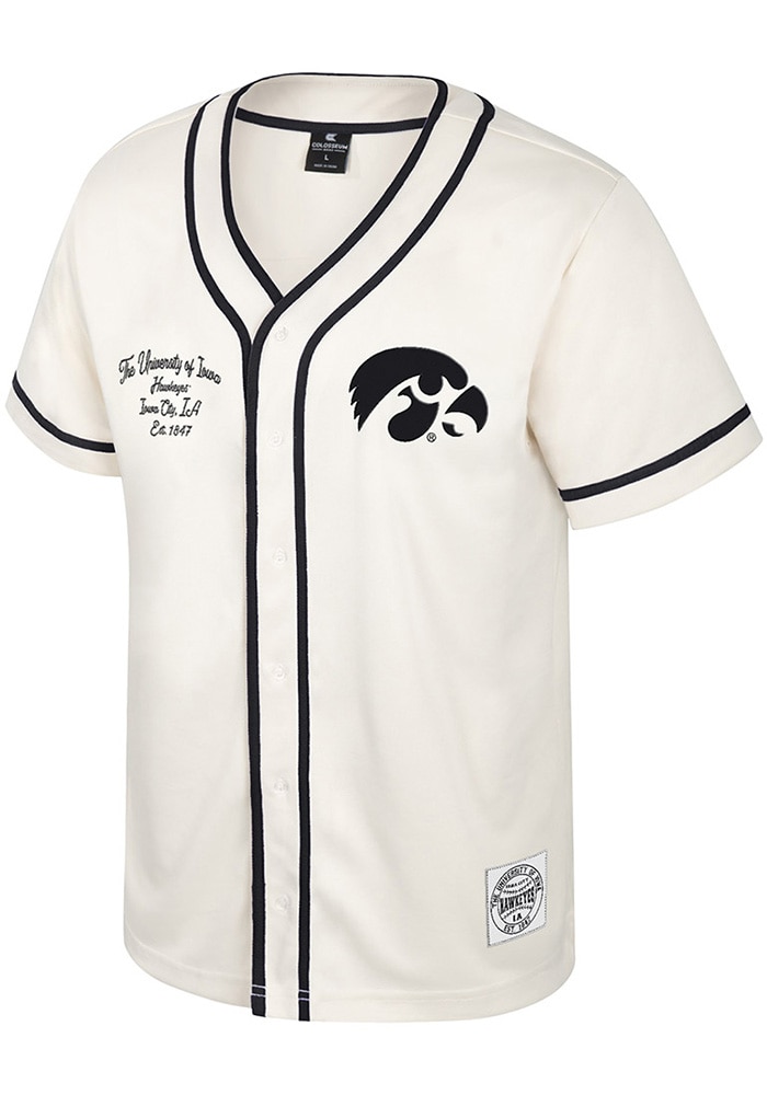 Colosseum Iowa Hawkeyes Mens CREAM Hunter Seeker - 534848973