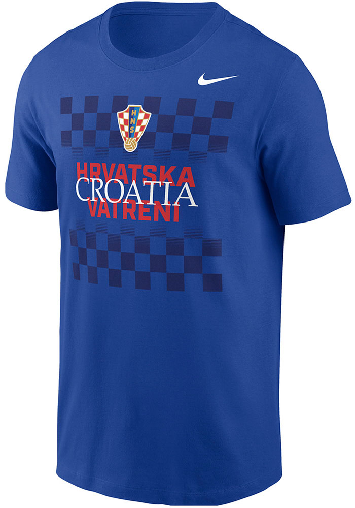 Nike Croatia National Team TOP SECRET Crest Short Sleeve T Shirt
