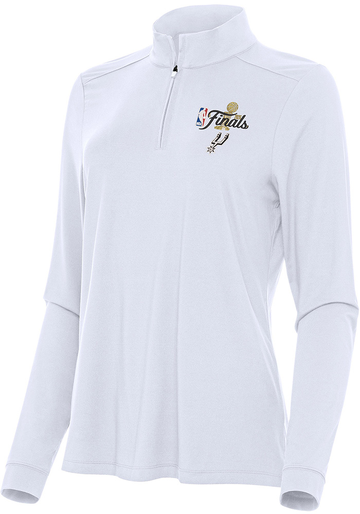 San Antonio Spurs Antigua Womens White 2026 NBA Finals Intent Long