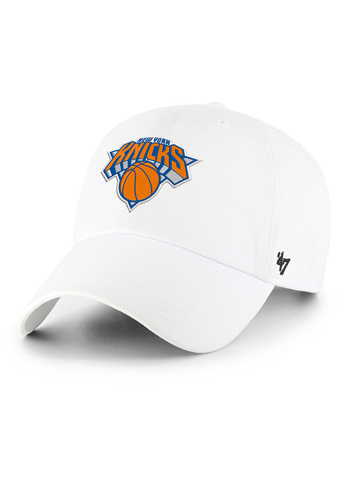 47 New York Knicks White Clean Up Adjustable Hat - 5475205