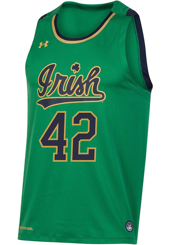 Under Armour Notre Dame Fighting Irish GREEN Replica Jersey - 55292988