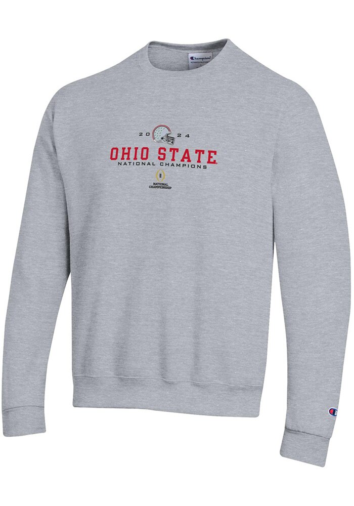 Champion Ohio State Buckeyes Mens GREY 2024 Football National