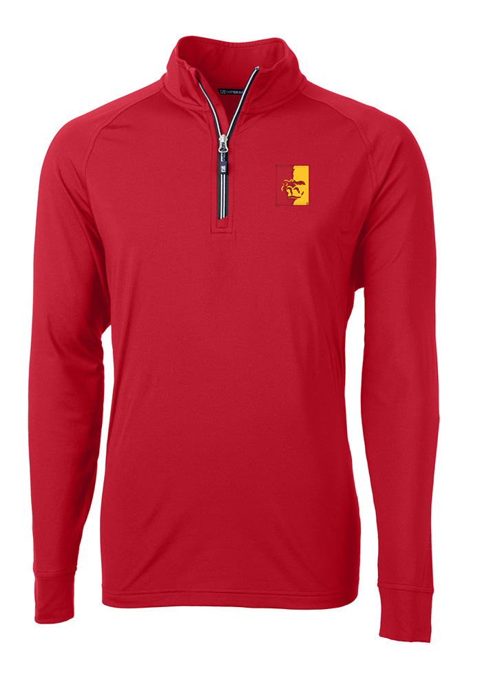 Cutter and Buck Pitt State Gorillas Mens Red Adapt Knit Pullover