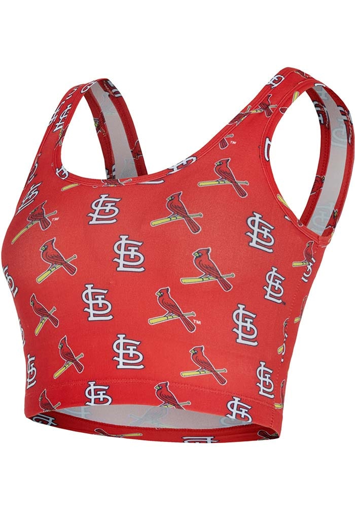 St Louis Cardinals Concepts Sport Womens Red Record Tank Top