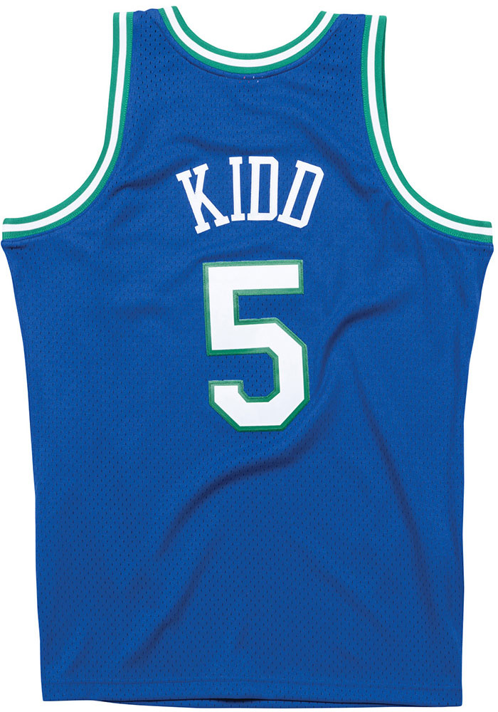 Jason Kidd Dallas Mavericks ROYAL 94-95 Road Jersey - 56500671