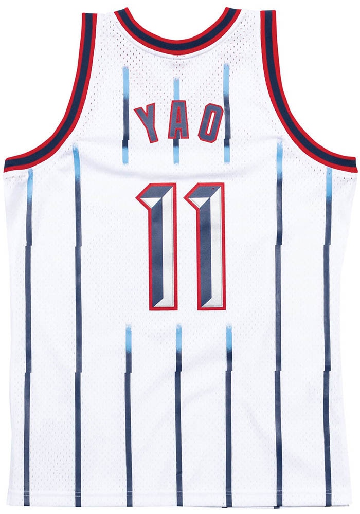 Yao Ming Houston Rockets WHITE Swingman Jersey - 56504605