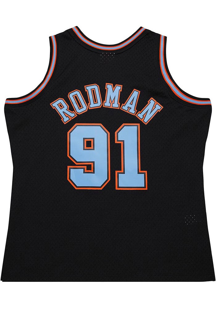 Dennis Rodman Chicago Bulls BLACK Swingman Jersey - 56504683