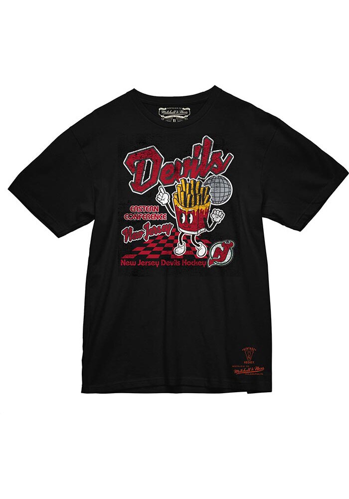 Mitchell and Ness New Jersey Devils BLACK Cheese Fries Short