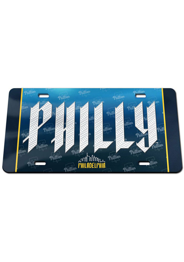 Philadelphia Phillies License Plate- Philadelphia Phillies Red