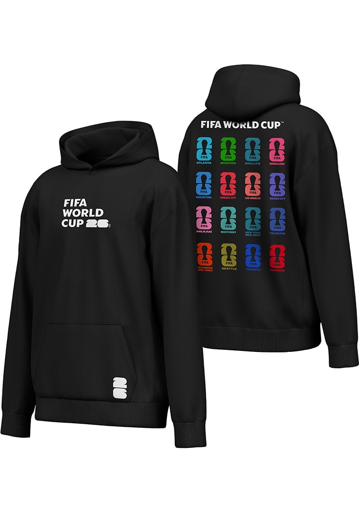 FIFA Mens BLACK WC26 All City Hoodie - 5754533