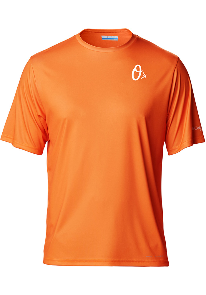 Columbia Baltimore Orioles ORANGE Terminal Tackle Short Sleeve T