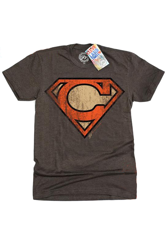 GV Art + Design Cleveland BROWN/ORANGE Super C Short Sleeve