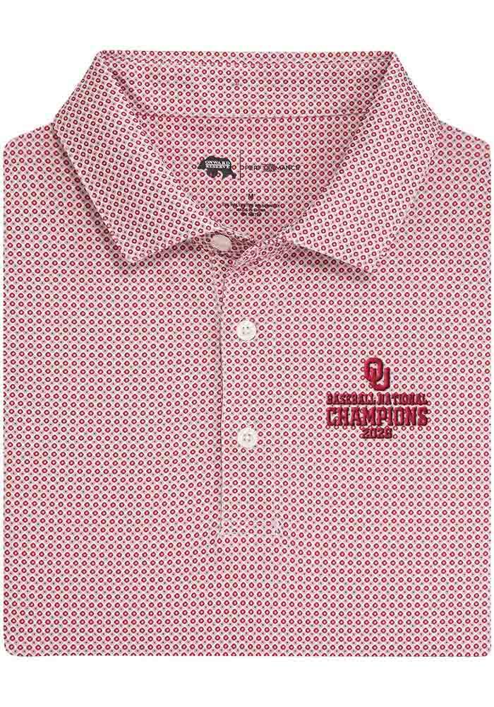 Onward Reserve Oklahoma Sooners Mens CRIMSON 2026 College World
