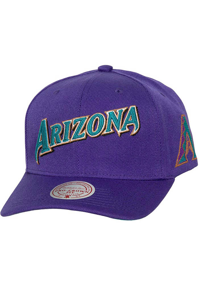 Mitchell and Ness Arizona Diamondbacks PURPLE Chain Gang Pro Snap