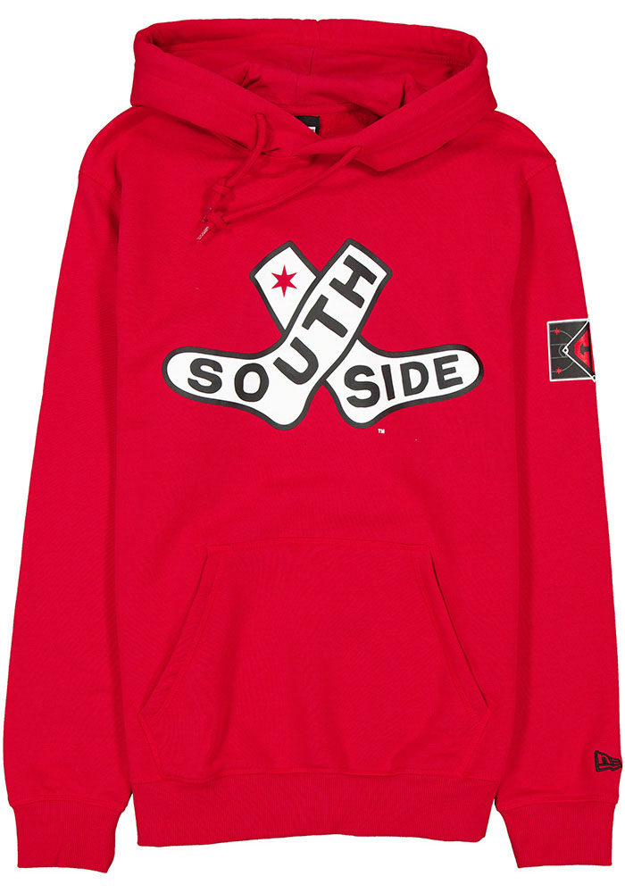 New Era Chicago White Sox Mens Red City Connect Long Sleeve