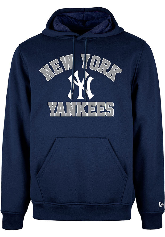 New Era New York Yankees Mens NAVY Heart And Soul Hoodie - 590004493