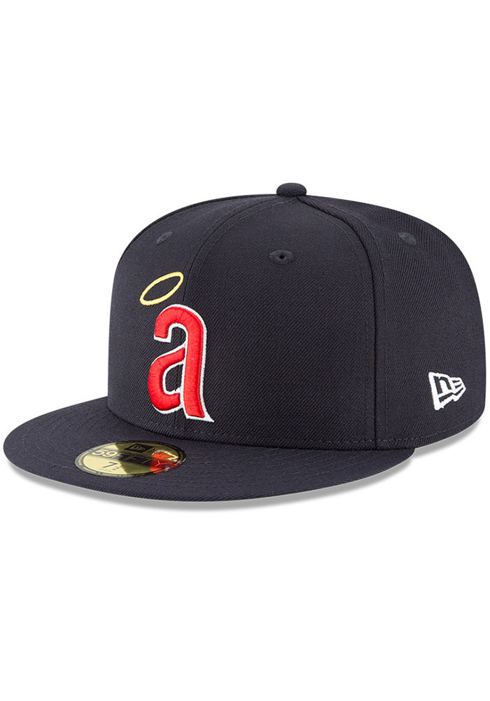 Los Angeles Angels Mens California Angels Cooperstown 59FIFTY NAVY